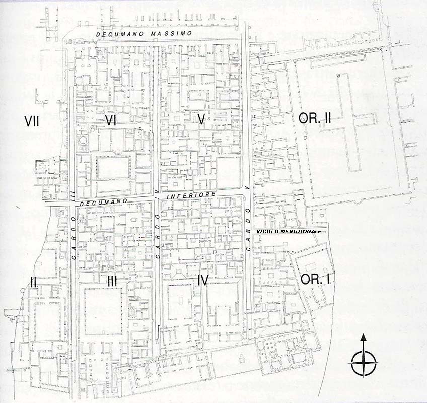 Herculaneum Streets Plan